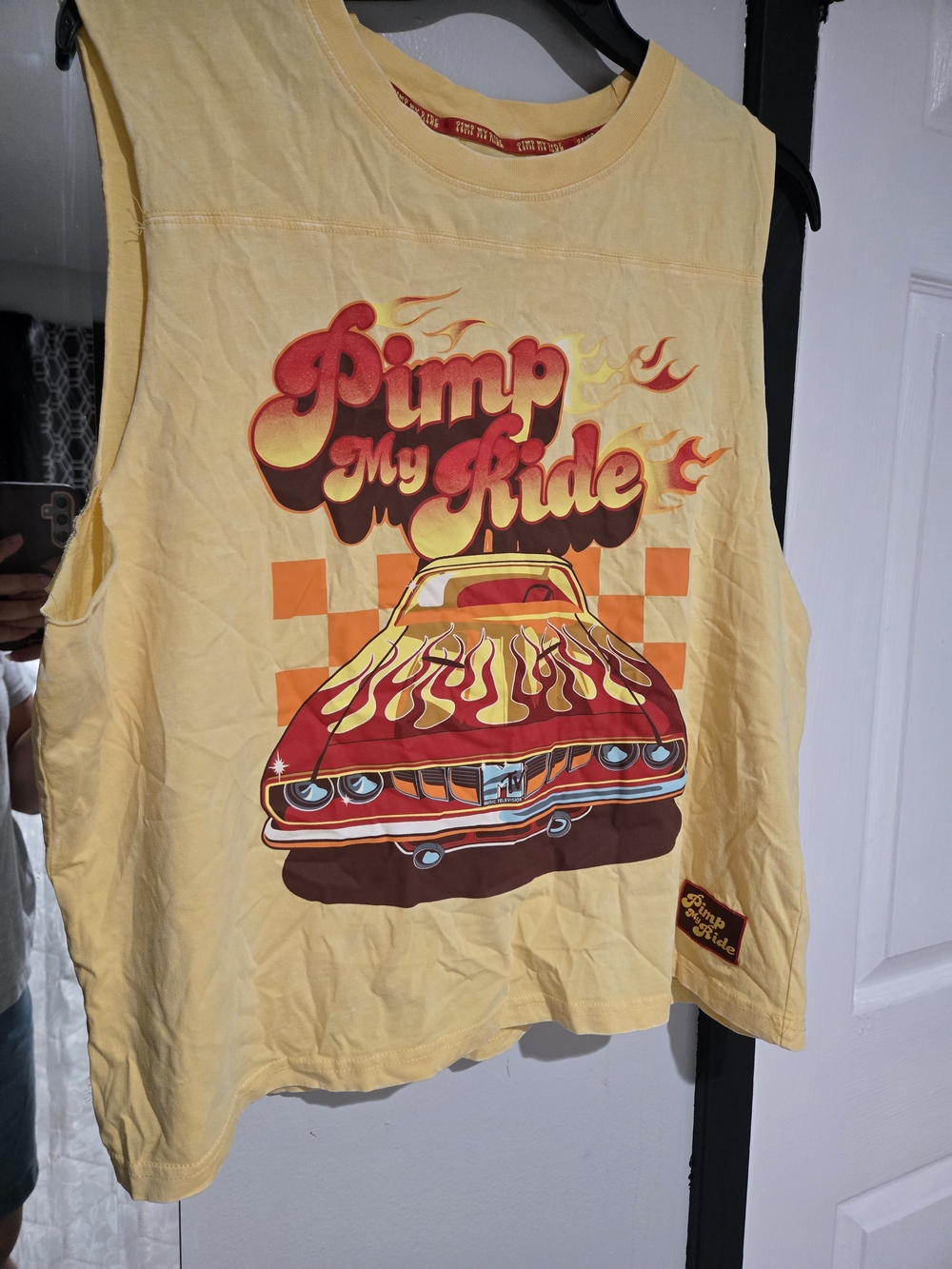 Yellow Graphic 'Pimp My Ride' Men's Tank Top